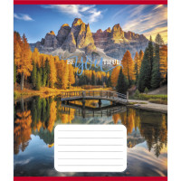 Зошит учнівський "Краса природи" 012-500301K-5 в клітинку, 12 аркушів (959050) (012-500301K-5)