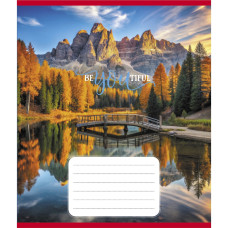 Зошит учнівський "Краса природи" 012-500301K-5 в клітинку, 12 аркушів (959050) (012-500301K-5)