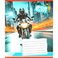 Зошит учнівський "Нічним містом" 018-530032K-1 в клітинку, 18 аркушів (959053) (018-530032K-1)