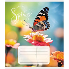 Зошит учнівський "Метелик весною" 018-530216K-3 в клітинку, 18 аркушів (018-530216K-3)