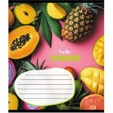 Тетрадь ученическая "Фруктовый сет" 018-530414K-1 в клеточку, 18 листов(018-530414K-1)