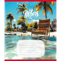 Зошит учнівський "Вайб" 024-550429K-4 в клітинку, 24 аркуші (024-550429K-4)