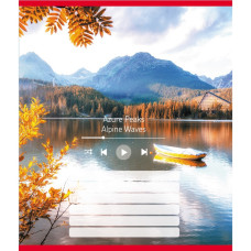 Тетрадь ученическая "Мелодия природы" 024-550252K-4 в линию, 18 листов(024-550252K-4)