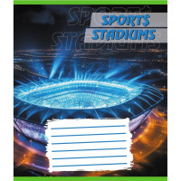 Зошит учнівський "Стадіон" 018-540260L-4 у лінію, 18 аркушів (959054) (018-540260L-4)