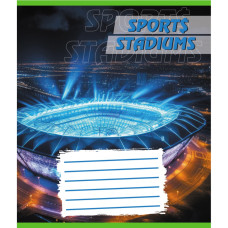 Зошит учнівський "Стадіон" 018-540260L-4 у лінію, 18 аркушів (959054) (018-540260L-4)