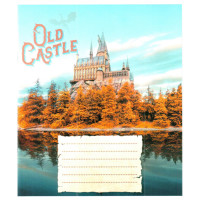 Зошит загальний "Старі замки" 048-600179L-1 у лінію, 48 аркушів (959060) (048-600179L-1)