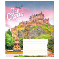 Зошит загальний "Старі замки" 048-600179L-5 у лінію, 48 аркушів (959060) (048-600179L-5)