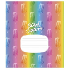 Тетрадь ученическая "Crazy rainbow" 024-3217L-4 в линию, 24 листов(024-3217L-4)