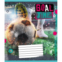 Зошит учнівський "М'яч" 012-510027C-4 в косу лінію, 12 аркушів (012-510027C-4)