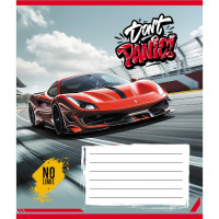 Зошит учнівський "Без паніки" 012-510164C-1 в косу лінію, 12 аркушів (012-510164C-1)