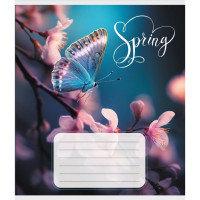 Зошит учнівський "Метелик весною" 018-530216K-2 в клітинку, 18 аркушів (018-530216K-2)