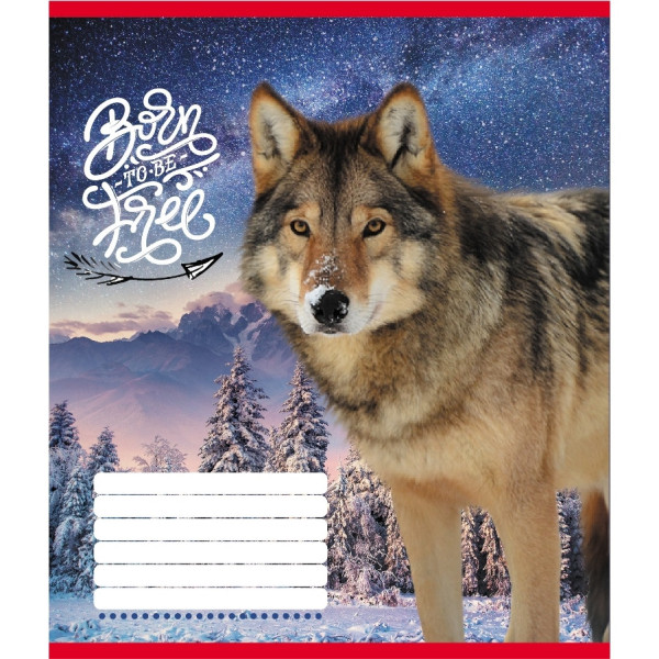 Зошит учнівський "Тварини" 018-530247K-4 в клітинку, 18 аркушів (018-530247K-4)