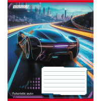 Зошит учнівський "Авто майбутнього" 018-530292K-5 в клітинку, 18 аркушів (018-530292K-5)