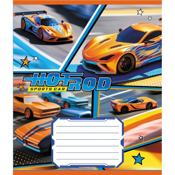 Зошит учнівський "Супертрак" 018-530353K-1 в клітинку, 18 аркушів (018-530353K-1)