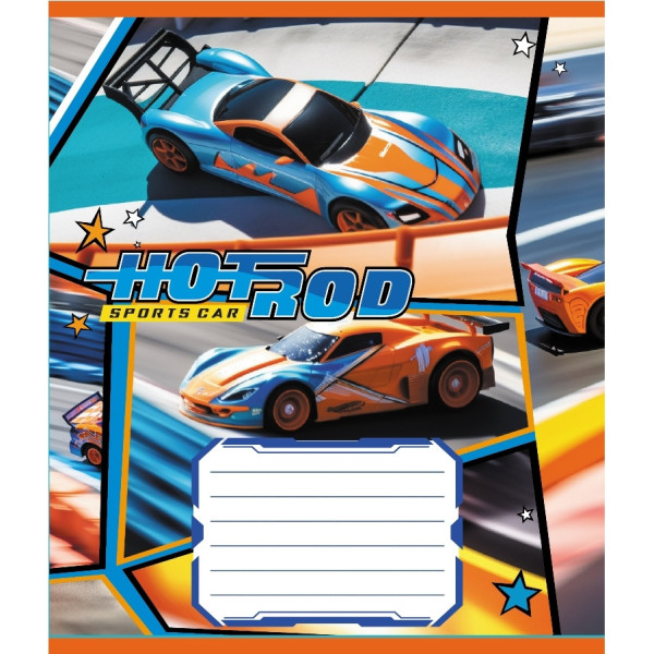 Зошит учнівський "Супертрак" 018-530353K-3 в клітинку, 18 аркушів (018-530353K-3)