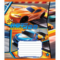 Зошит учнівський "Супертрак" 018-530353K-4 в клітинку, 18 аркушів (018-530353K-4)