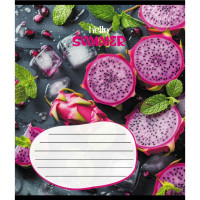 Зошит учнівський "Фруктовий сет" 018-530414K-3 в клітинку, 18 аркушів (018-530414K-3)