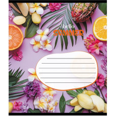 Зошит учнівський "Фруктовий сет" 018-530414K-4 в клітинку, 18 аркушів (018-530414K-4)