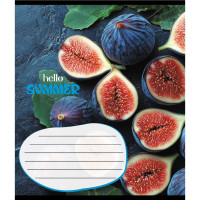 Зошит учнівський "Фруктовий сет" 018-530414K-5 в клітинку, 18 аркушів (018-530414K-5)