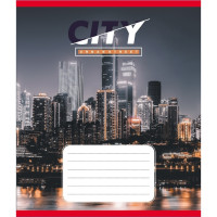 Зошит учнівський "Міста" 018-590539K-1 в клітинку, 18 аркушів (018-590539K-1)