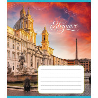 Зошит учнівський "Міста Європи" 024-550207K-5 в клітинку, 24 аркуші (024-550207K-5)