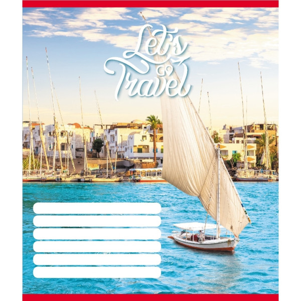 Зошит учнівський "У подорож" 024-550276K-3 в клітинку, 24 аркуші (024-550276K-3)