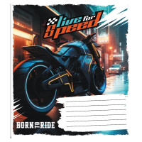 Зошит учнівський "Життя на швидкості" 024-550283K-1 в клітинку, 24 аркуші (024-550283K-1)