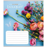 Зошит учнівський "Букет" 024-550337K-1 в клітинку, 24 аркуші (024-550337K-1)