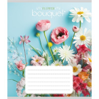 Зошит учнівський "Букет" 024-550337K-4 в клітинку, 24 аркуші (024-550337K-4)