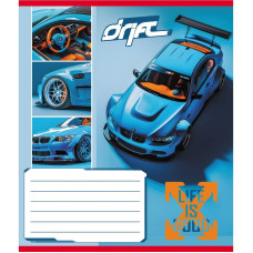 Зошит учнівський "Дріфт" 024-550368K-1 в клітинку, 24 аркуші (024-550368K-1)