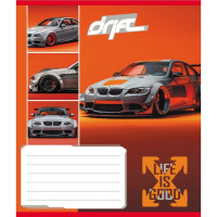 Зошит учнівський "Дріфт" 024-550368K-3 в клітинку, 24 аркуші (024-550368K-3)