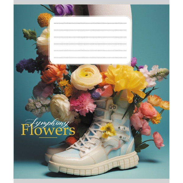 Зошит учнівський "Квілінг" 024-550375K-4 в клітинку, 24 аркуші (024-550375K-4)