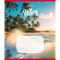 Зошит учнівський "Вайб" 024-550429K-5 в клітинку, 24 аркуші (024-550429K-5)