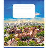 Зошит учнівський "Небо над містами України" 036-570045K-1 в клітинку, 36 аркушів (036-570045K-1)