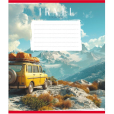 Зошит учнівський "Подорож на авто" 036-570083K-2 в клітинку, 36 аркушів (036-570083K-2)