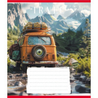 Зошит учнівський "Подорож на авто" 036-570083K-3 в клітинку, 36 аркушів (036-570083K-3)