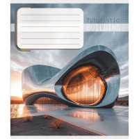 Зошит учнівський "Архітектура" 036-570090K-1 в клітинку, 36 аркушів (036-570090K-1)