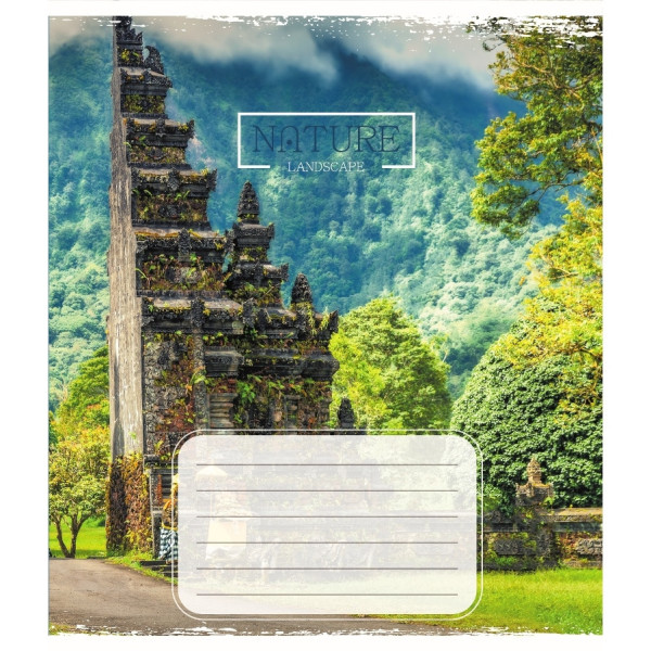 Зошит учнівський "Краєвид" 036-570106K-2 в клітинку, 36 аркушів (036-570106K-2)