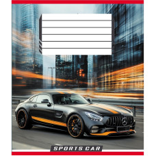 Зошит учнівський "На швидкості світла" 036-570250K-1 в клітинку, 36 аркушів (036-570250K-1)