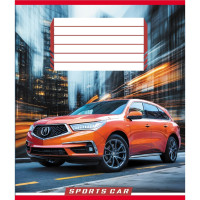 Зошит учнівський "На швидкості світла" 036-570250K-2 в клітинку, 36 аркушів (036-570250K-2)