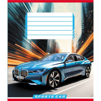 Зошит учнівський "На швидкості світла" 036-570250K-3 в клітинку, 36 аркушів (036-570250K-3)