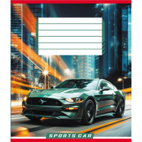 Зошит учнівський "На швидкості світла" 036-570250K-4 в клітинку, 36 аркушів (036-570250K-4)