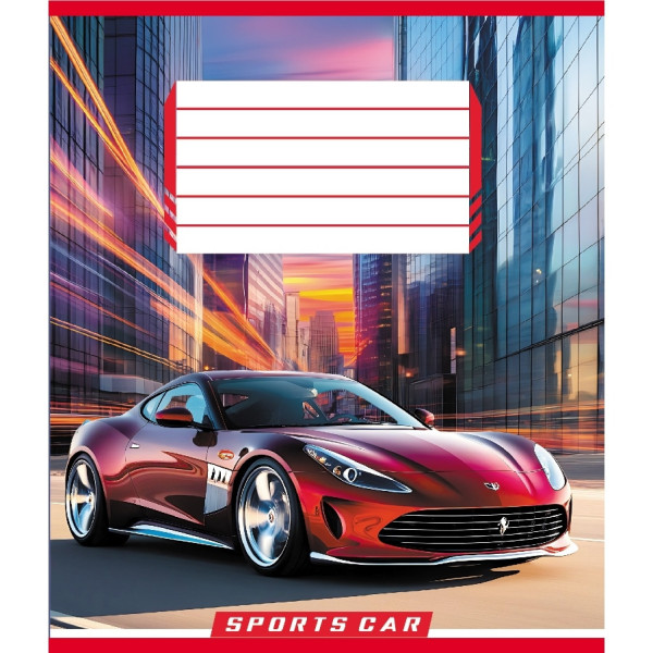 Зошит учнівський "На швидкості світла" 036-570250K-5 в клітинку, 36 аркушів (036-570250K-5)