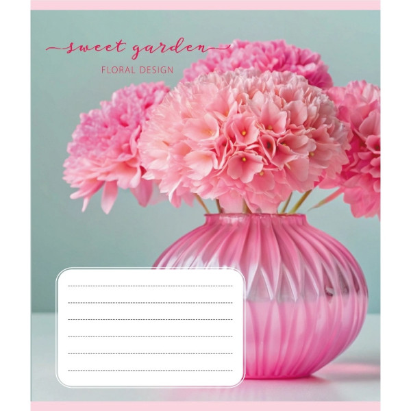 Зошит учнівський "Ваза" 036-570304K-1 в клітинку, 36 аркушів (036-570304K-1)