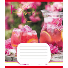 Зошит загальний "Екзотичні фрукти" 048-590098K-2 в клітинку, 48 аркушів (048-590098K-2)