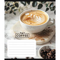 Зошит загальний "Кавові зерна" 048-590111K-4 в клітинку, 48 аркушів (048-590111K-4)