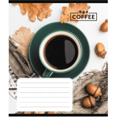 Зошит загальний "Кавові зерна" 048-590111K-5 в клітинку, 48 аркушів (048-590111K-5)