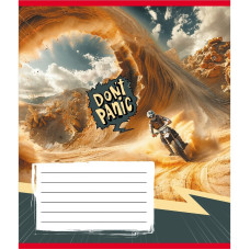 Зошит загальний "Без паніки" 048-590173K-1 в клітинку, 48 аркушів (048-590173K-1)