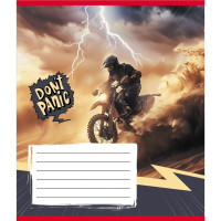 Зошит загальний "Без паніки" 048-590173K-2 в клітинку, 48 аркушів (048-590173K-2)