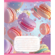 Зошит загальний "Макаруни" 048-590197K-3 в клітинку, 48 аркушів (048-590197K-3)